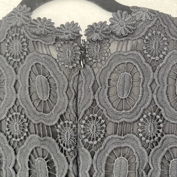 Eloquii Black Long Sleeve Lace Bodice Wide Leg Jumpsuit Size 18 NWT Elegant - Picture 11 of 12